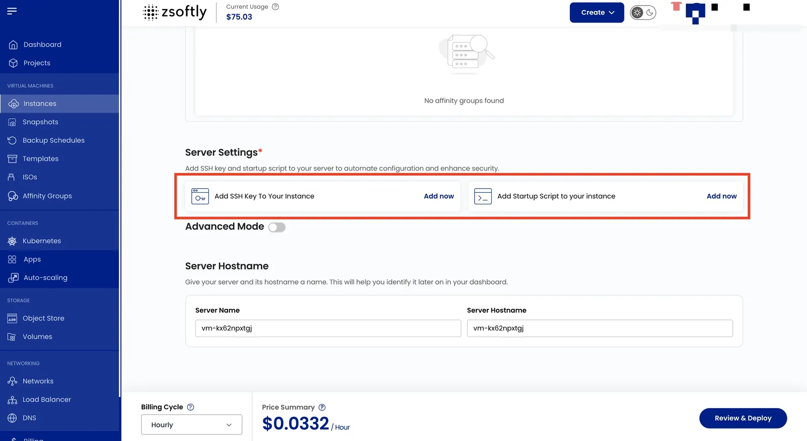 Configuring server settings