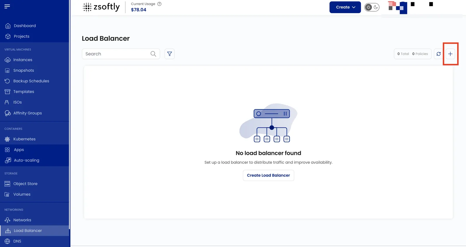Create a load balancer